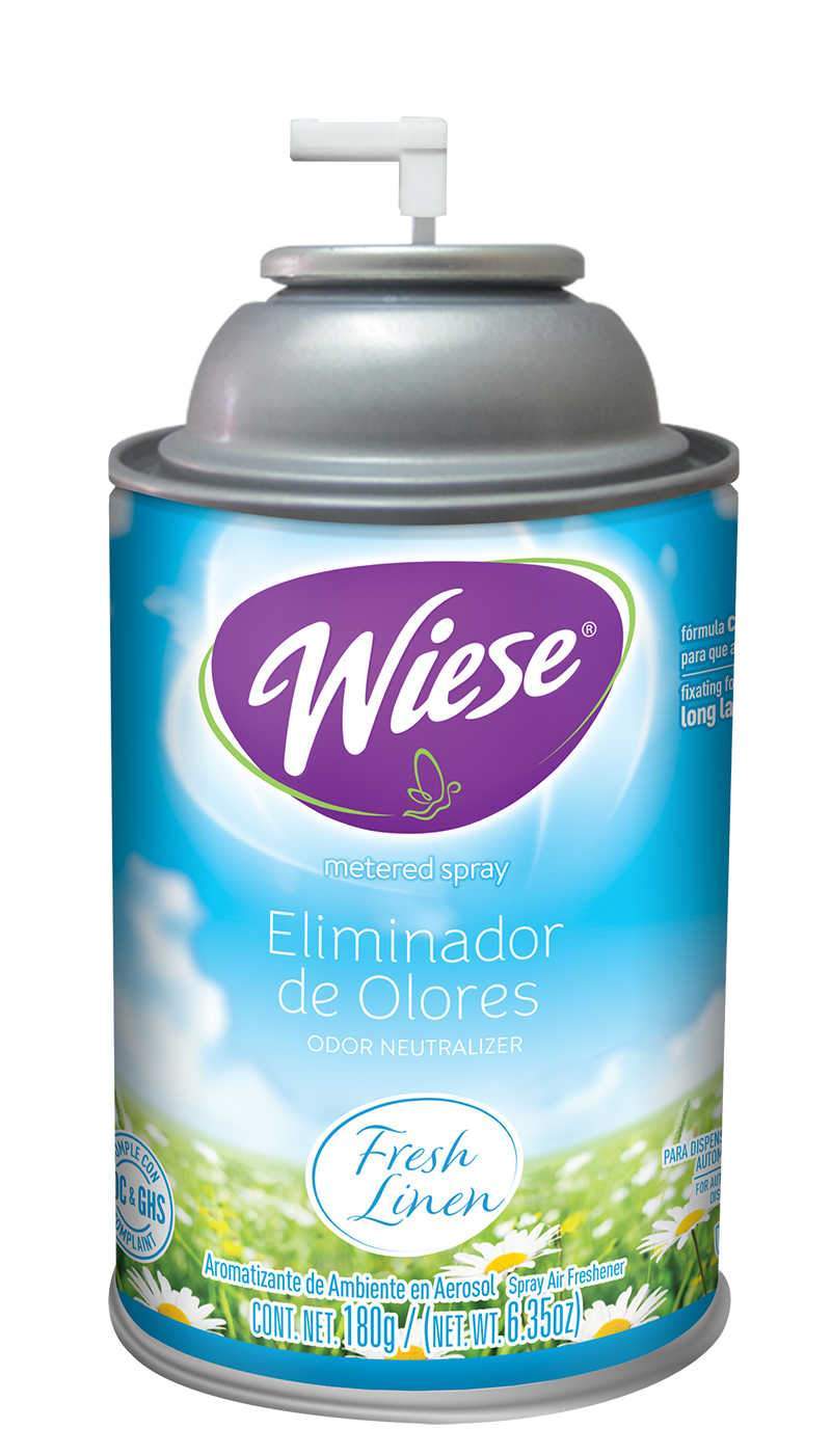 Automatic Air Freshener Spray Refill Linen Fresh 7 oz. Can Wiese Box of 12