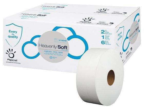 Toilet Paper Tissue, Heavenly Soft Special Jumbo Roll - White, 2-Ply, 12