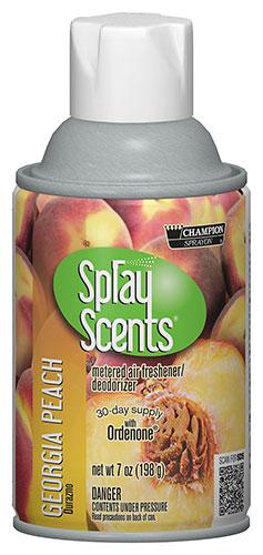  Metered Air Fresheners SprayScents® Georgia Peach Champion Sprayon 7 oz Can - 5183, Box of 12 