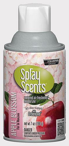  Metered Air Fresheners SprayScents® Apple Blossom Champion Sprayon 7 oz Can - 5188, Box of 12 