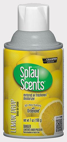  Metered Air Fresheners SprayScents®Lemon Drop Champion Sprayon 7 oz Can - 5189, Box of 12 