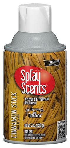  Metered Air Fresheners SprayScents® Cinnamon Stick Champion Sprayon 7 oz Can - 5190, Box of 12 