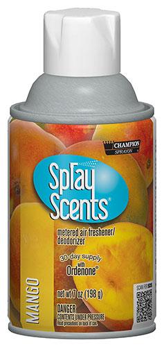  Metered Air Fresheners SprayScents® Mango Champion Sprayon 7 oz Can - 5192, Box of 12 