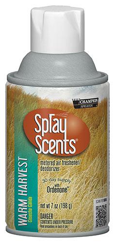  Metered Air Fresheners SprayScents® Warm Harvest Champion Sprayon 7 oz Can - 5310, Box of 12 