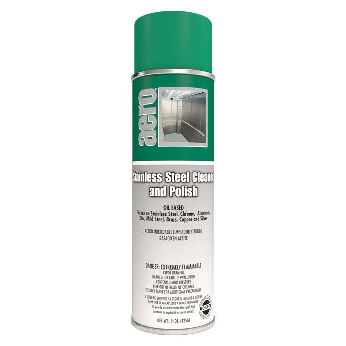  Stainless Steel Cleaner, Oil Based, 15oz Can - Aero 450520FF 