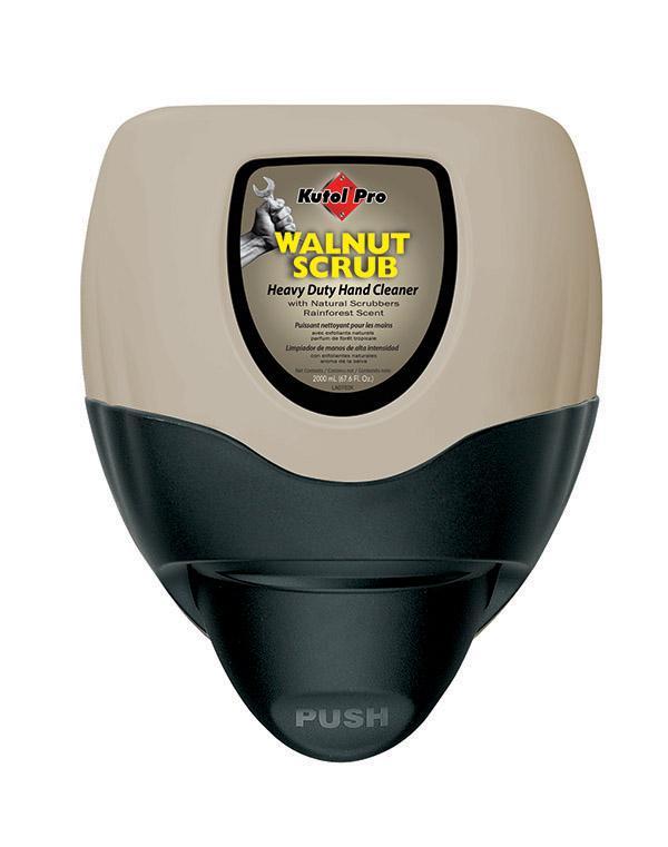 Walnut Scrub with Natural Scrubers Heavy Duty Hand Cleaner, 2000 mL Refill (1) + Dura View Dispenser (1) Kutol Pro 47DV2 Starter Kit