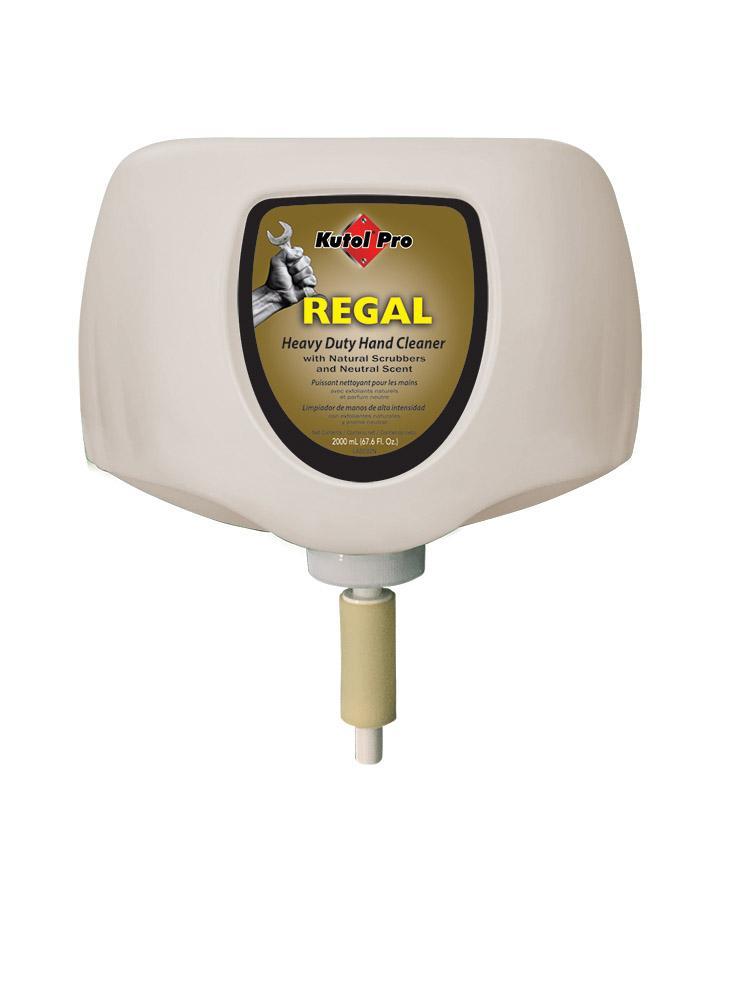 Regal Heavy Duty Hand Cleaner with Natural Scrubbers, 2000 mL Refill for Dura View Dispenser, Kutol Pro 5267, Pack of 4