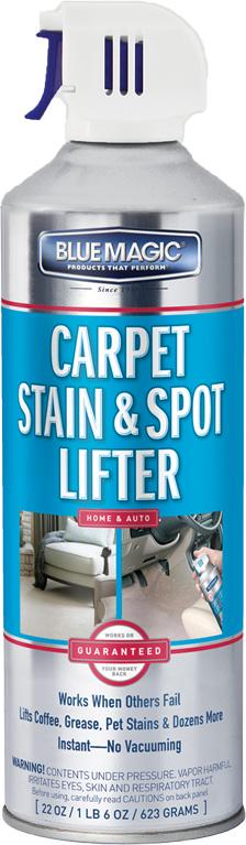 Blue Magic 900-06 Carpet Stain & Spot Lifter Spray, 22 oz Can,  Pack of 2