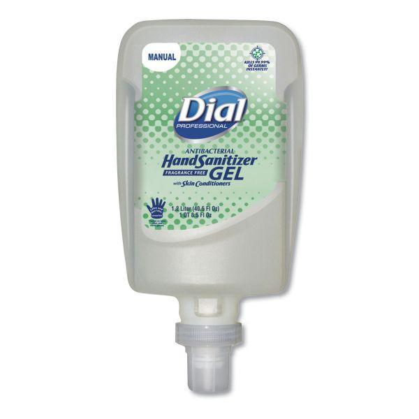 Dial Professional Hand Sanitizer Gel 1.2 Liter Refill for FIT Manual Dispensers , Pack of 3 - 16706