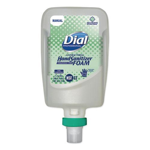 Dial Professional Hand Sanitizer Foam 1.2 Liter Refill for FIT Manual Dispensers , Pack of 1 - 19038