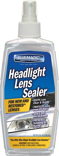 Blue Magic 730-06 - Headlight Lens Sealer, 8 oz Pump Bottle, Pack of 6