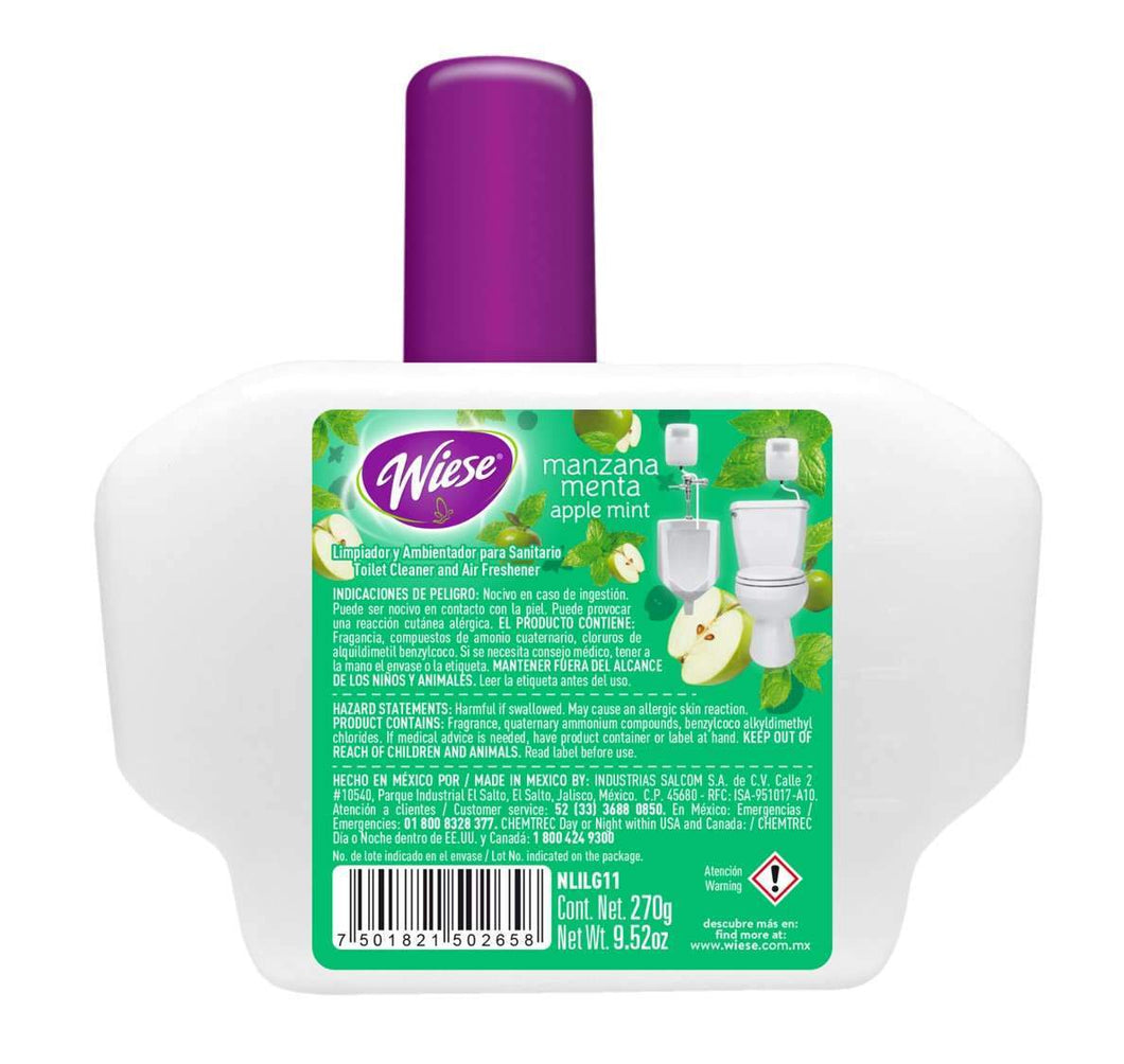 Drip Liquid Deodorizer 9.52 oz. Refill, Apple Mint, for Wiese Dispenser