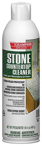 Stone Countertop Cleaner - Polish - Protectant Champion Sprayon, 17 oz Can, Box of 3