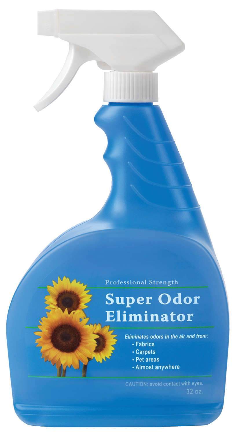 Super Odor Eliminator Liquid Air Freshener, Fresh Linen, 32 oz. Bottle, Box of 6