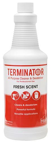 Terminator Hard Surface Cleaner, Liquid, 32 oz. Bottle, Box of 12