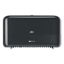 Load image into Gallery viewer, Tork 473208, High Capacity Coreless Bath Tissue Dispenser, Black, Pack of One
