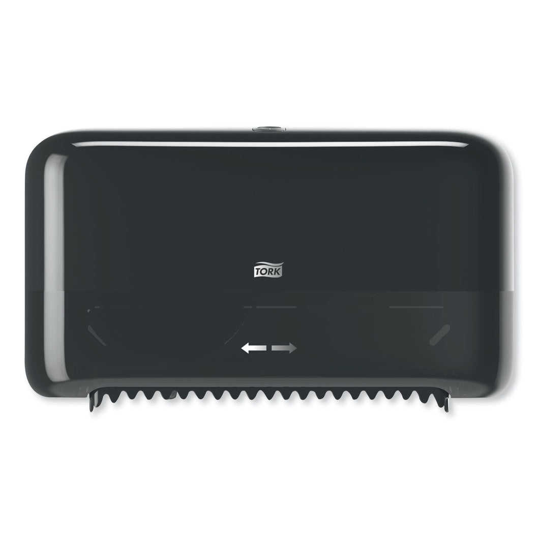 Tork 473208, High Capacity Coreless Bath Tissue Dispenser, Black, Pack of One