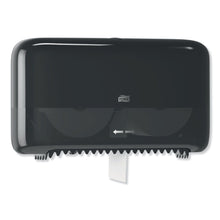 Load image into Gallery viewer, Tork 473208, High Capacity Coreless Bath Tissue Dispenser, Black, Pack of One
