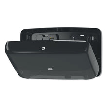 Load image into Gallery viewer, Tork 5555290, Elevation Bath Tissue Mini-Jumbo Roll Twin Dispenser, Black
