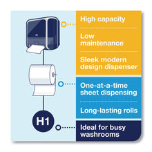 Load image into Gallery viewer, Tork Matic® 5511282 Hand Towel Roll Dispenser with Intuition Sensor, Automatic, Black

