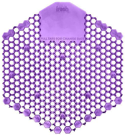 Wave 3D Urinal Screen Fabulous by Fresh Products, Box of 10