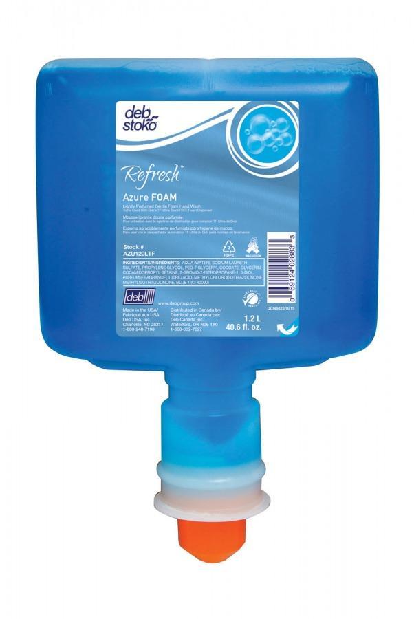 Refresh Azure Luxury Foam Soap, 1.2 Liter TF Ultra Refill, Pack of 3