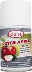 Automatic Air Freshener Spray Refill, Dutch Apple, 7 oz. Can, Claire, Pack of 12 - 104