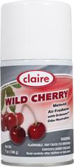 Automatic Air Freshener Spray Refill, Wild Cherry, 7 oz. Can, Claire, Pack of 12 - 107