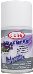 Automatic Air Freshener Spray Refill, Lavender, 7 oz. Can, Claire, Pack of 12 - 115