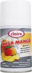 Automatic Air Freshener Spray Refill, Mega Mango, 7 oz. Can, Claire, Pack of 12 - 116