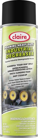 Heavy Duty Industrial Degreaser, Foam, 16 oz Can, Claire, Pack of 6 - 5996