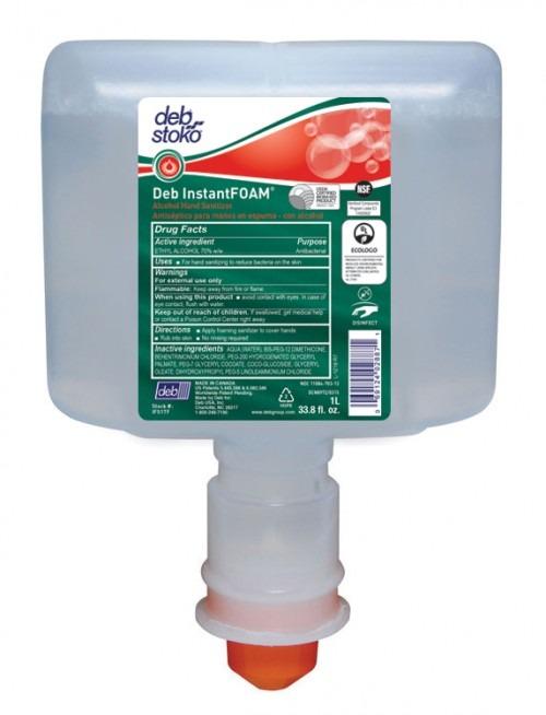 InstantFoam Complete Alcohol Hand Sanitizer, 1.2 Liter TF Ultra Refill - IFC1TF