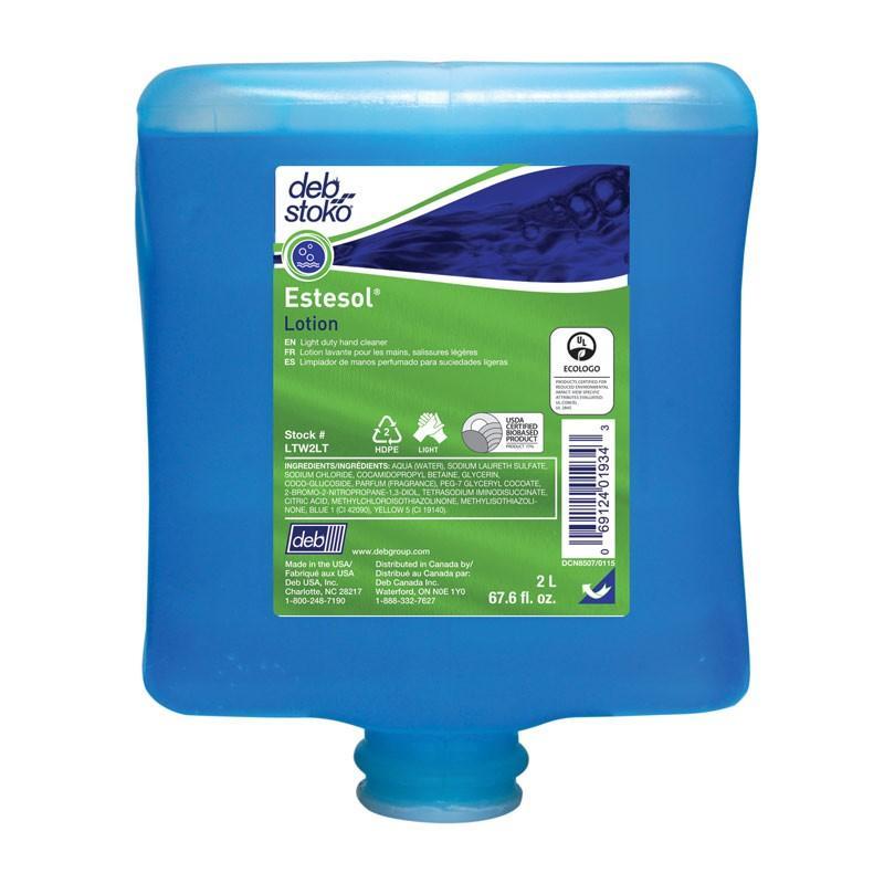 Estesol Lotion Light Duty Hand Cleanser 2 Liter Refill - LTW2LT, Pack of 4