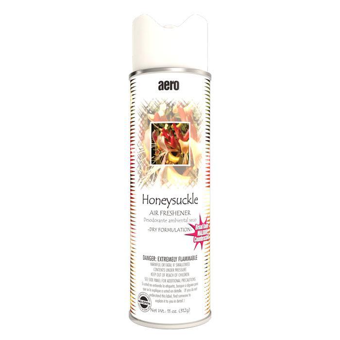 Honeysuckle Air Freshener Spray, 11 oz. Can, Aero, Pack of 3
