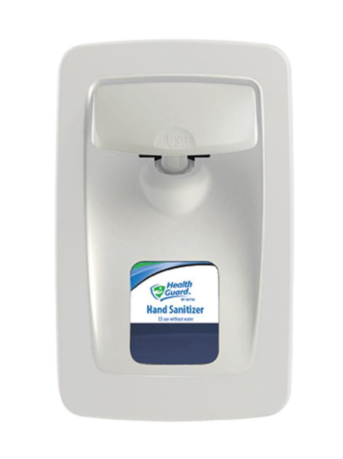 Designer Series, Wall Mounted Manual Dispenser for Health Guard Refills, White w White Trim, Kutol SS001WH33