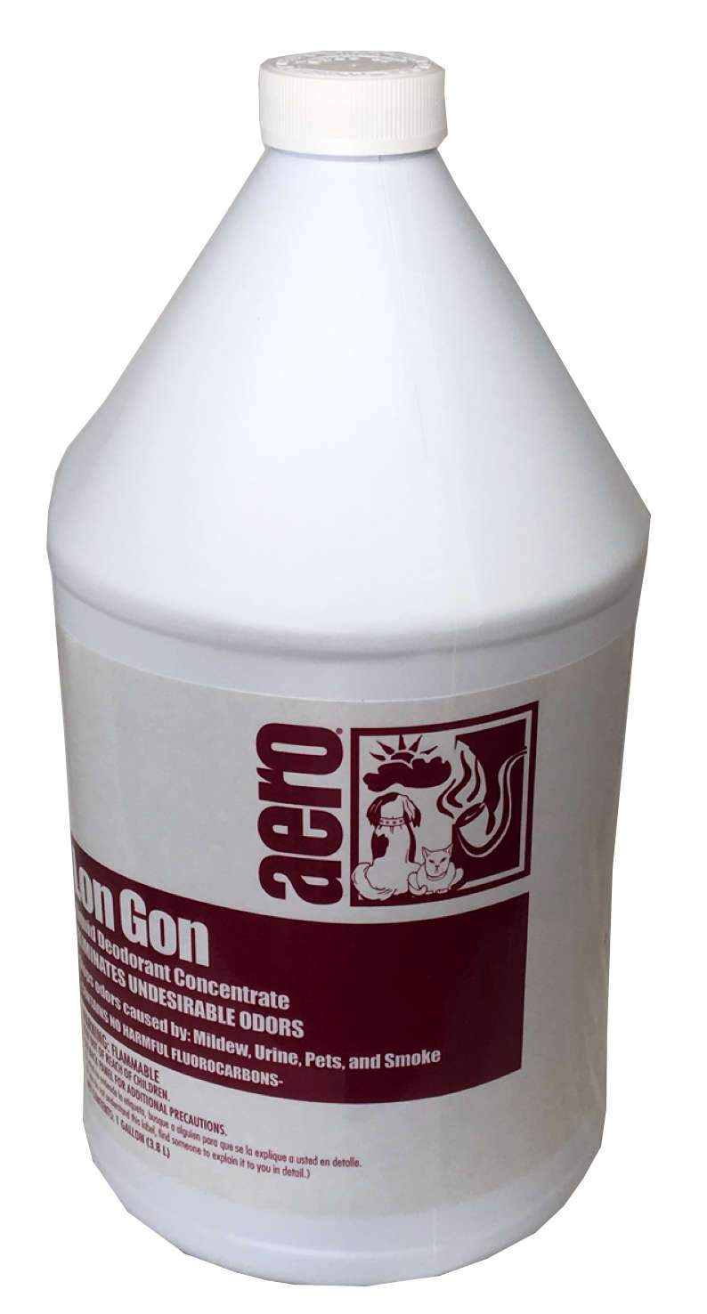  Lon Gon Odor Eliminator Liquid Air Freshener Gallon bottle, Box of 4 