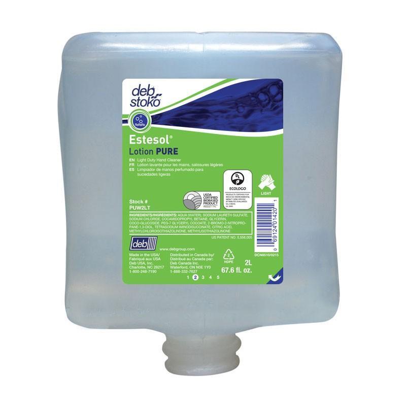Estesol Lotion PURE Light Duty Hand Cleanser 2 Liter Refill - PUW2LT