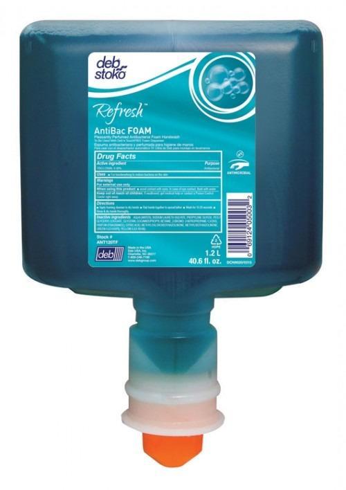 Refresh AntiBac Foam Soap, 1.2 Liter TF Ultra Refill, Pack of 3