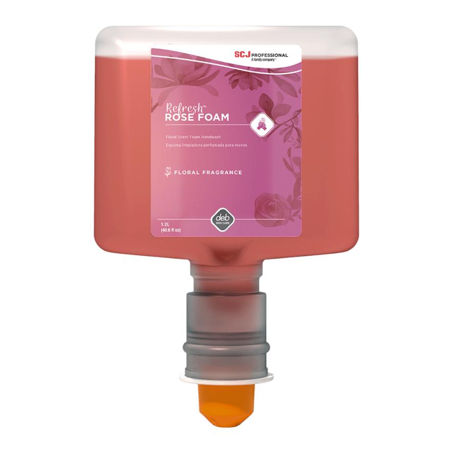 Refresh Rose Luxury Foam Soap 1.2 Liter TF Ultra Refill, Pack of 3
