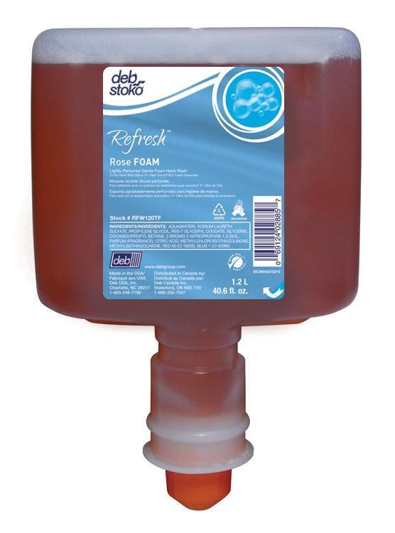 Refresh Rose Luxury Foam Soap 1.2 Liter TF Ultra Refill