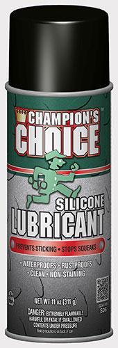 Silicone Lubricant Spray, 11oz Can, Champion's Choice - 5351, Pack of 6