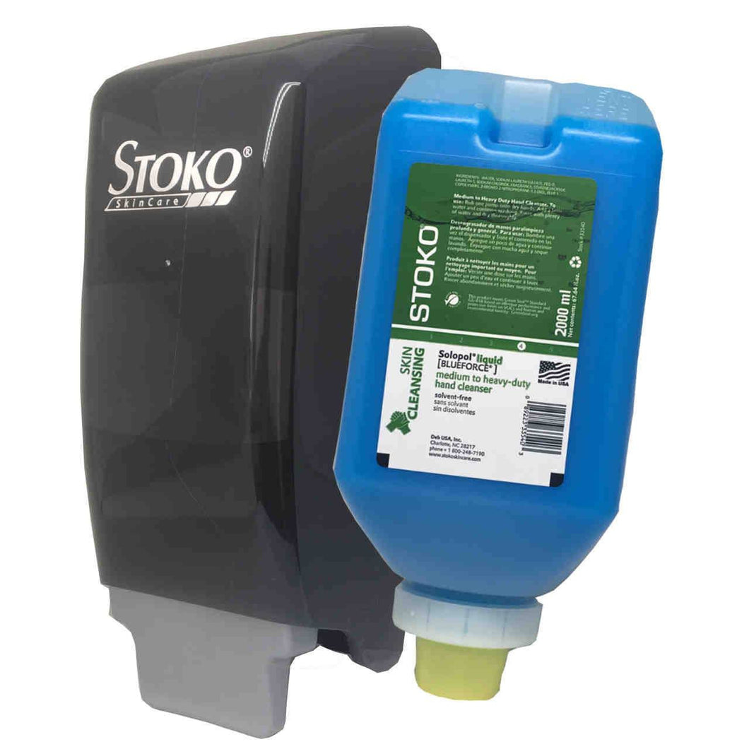 Solopol®Liquid [Blue Force] 2L, (33540) + Dispenser (PN55980806) Combo
