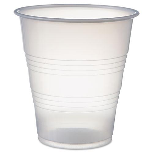 Translucent Plastic Cups, 7oz, 2,500 cups in box
